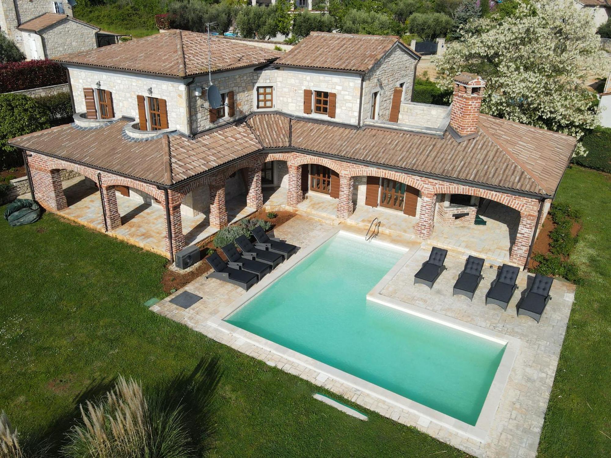Theblueview Villas Near Porec Sveti Lovreč Pazenatički Bagian luar foto