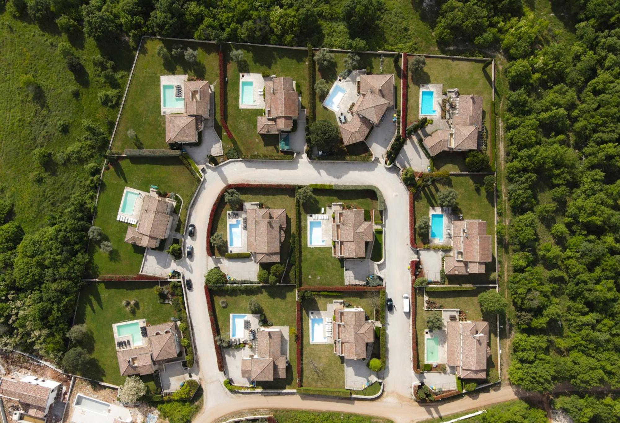 Theblueview Villas Near Porec Sveti Lovreč Pazenatički Bagian luar foto