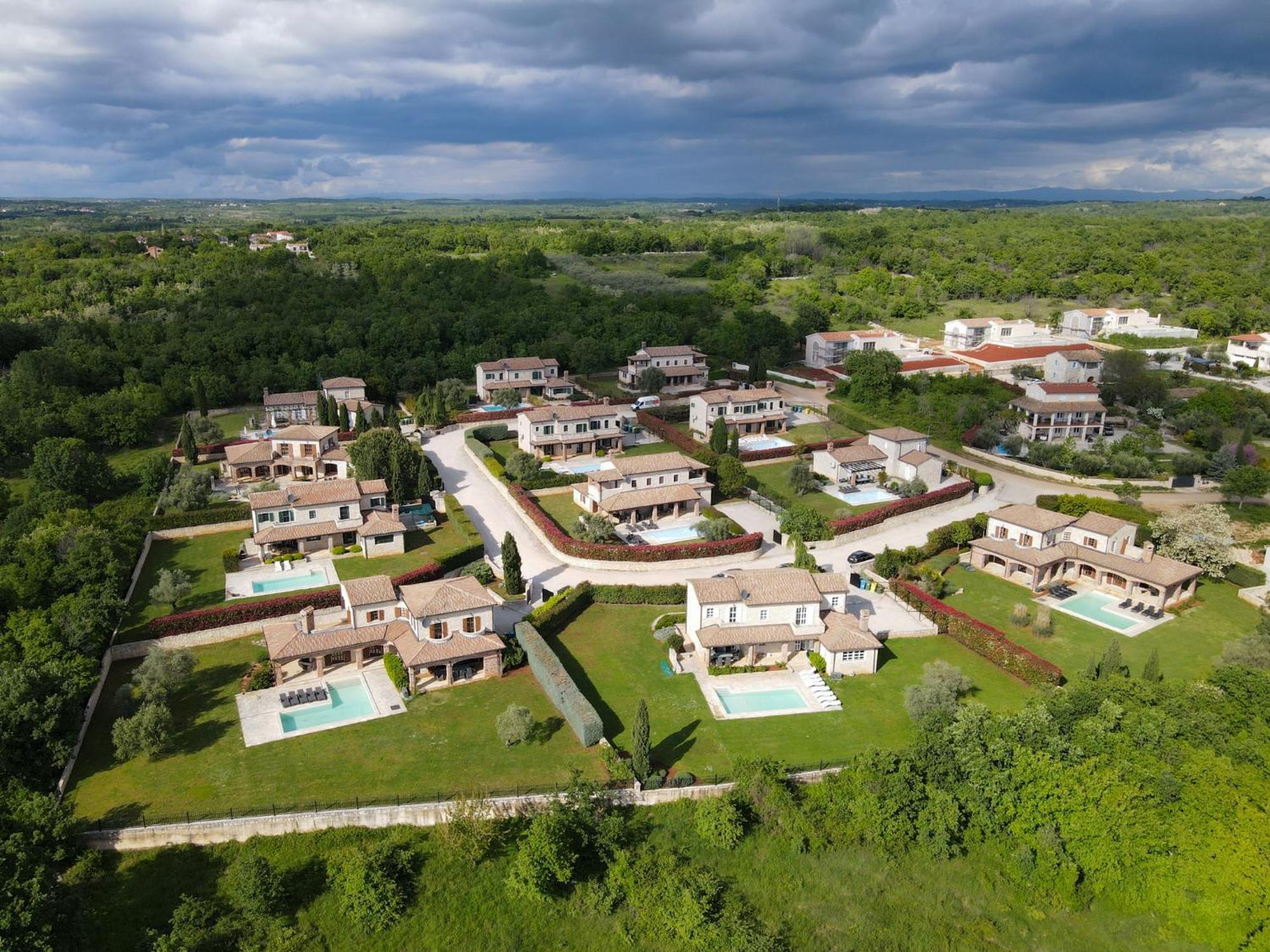 Theblueview Villas Near Porec Sveti Lovreč Pazenatički Bagian luar foto